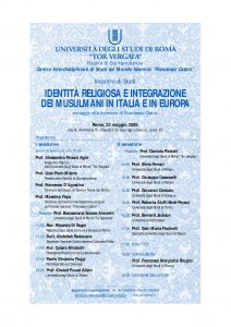 8 (2008) Identità Religiosa e Integrazione dei Musulmani in Italia e in Europa